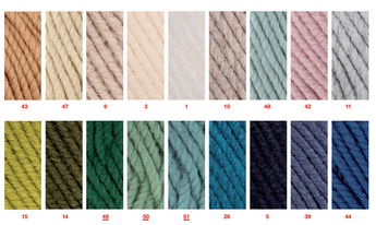 Create your unique color combination blanket: